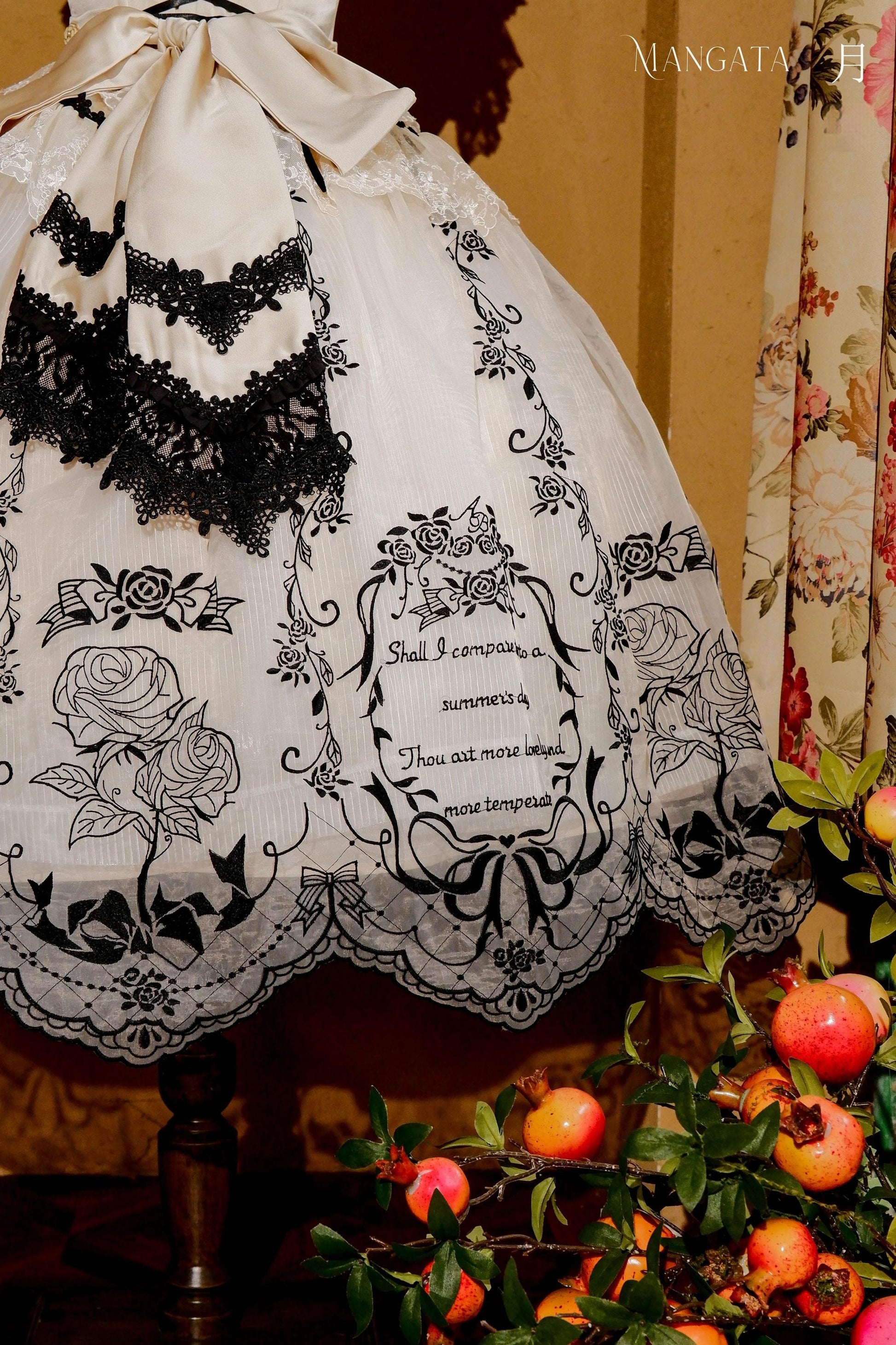 AuroraBorealis - Moonshadow - Gorgeous Wedding Lolita Dress Set Embroidered JSK SK and Bodice