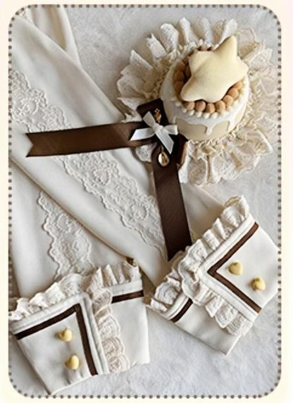 Sakurahime - Berry Bubble - Kawaii Lolita OP Tiered Ruffles Apron Lolita Dress