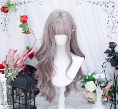 Dalao Home - Yunyi - Grey-purple Lolita Wig Sweet Long Curls Wig