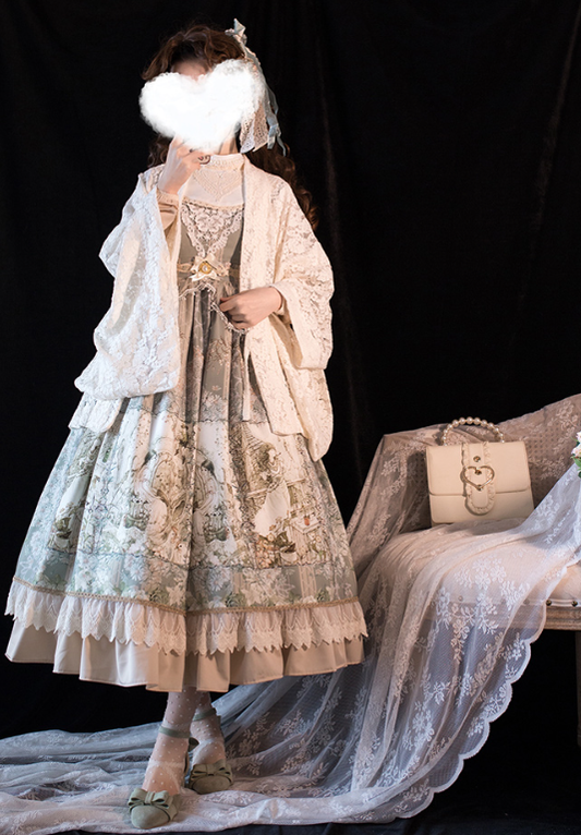 Cat-Romance - A Twilight Feast - Vintage Casual Lolita Summer OP