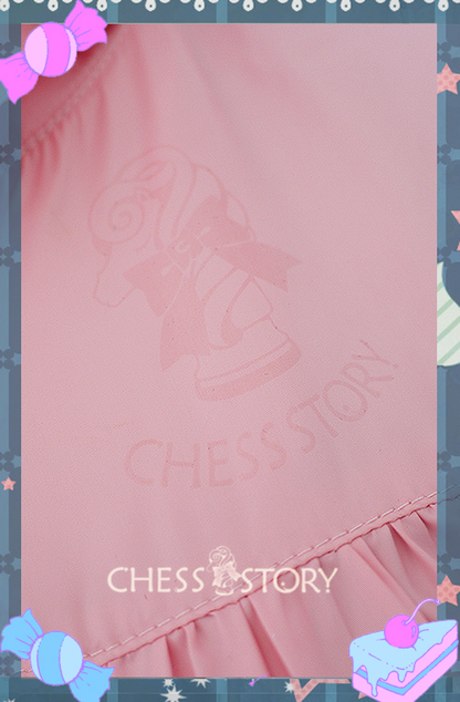 Chess Story - Sweet Rainbow - Elegant Lolita Raincoat Loose Windbreaker