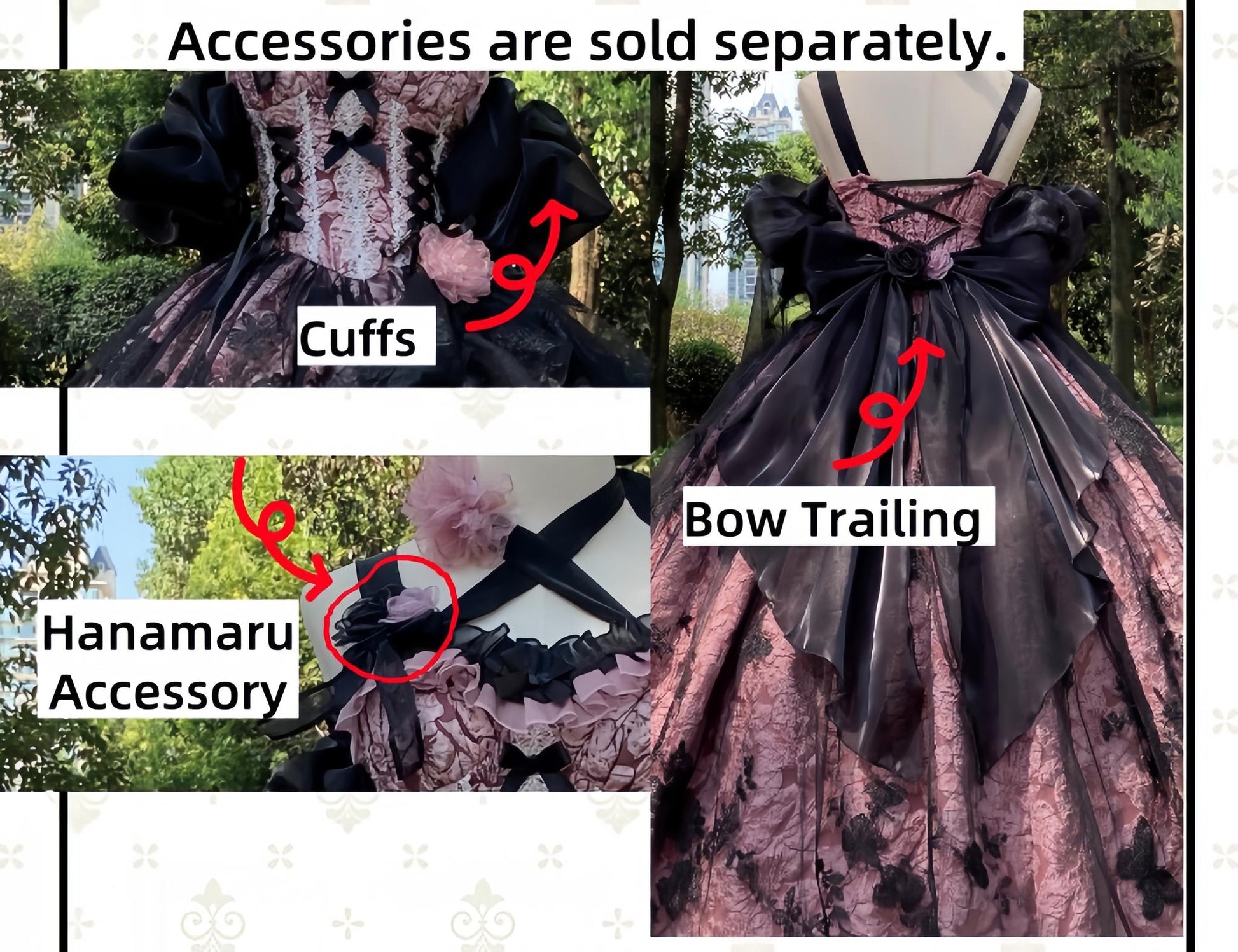 Xingweimian - Medea's Kiss - Halloween Gothic Lolita JSK Embossing Bridal Dress