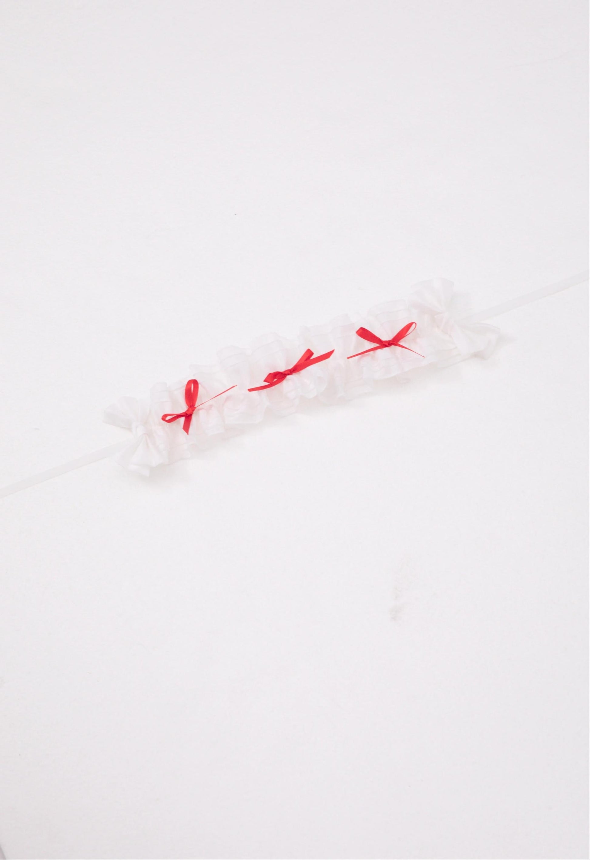 ZJstory - Sonnet Summer - Sweet Lolita Accessory Set Bow KC Hairband Waist Tie