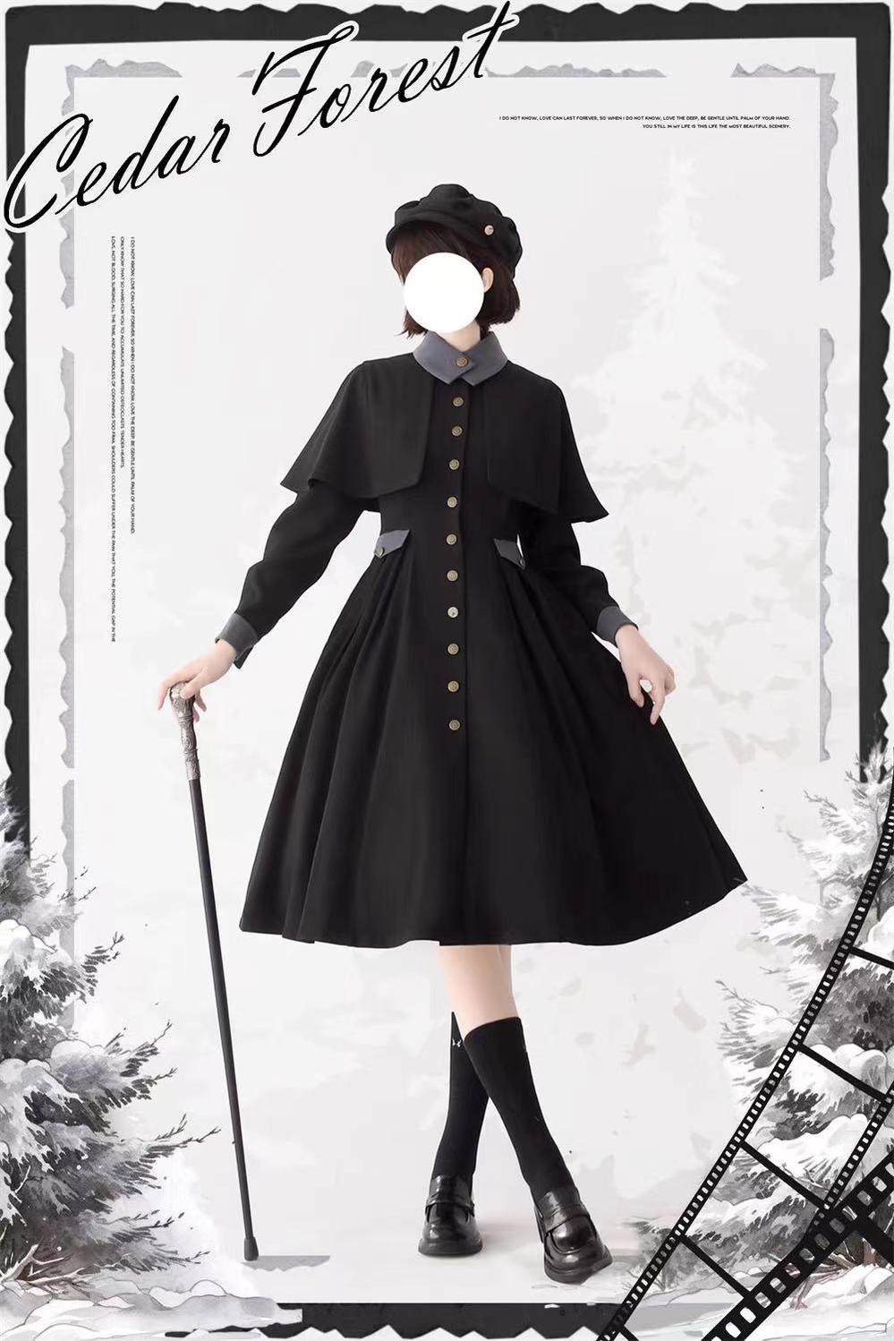Forest Wardrobe - Elegant Lolita Dress Winter Lolita Coat Dress