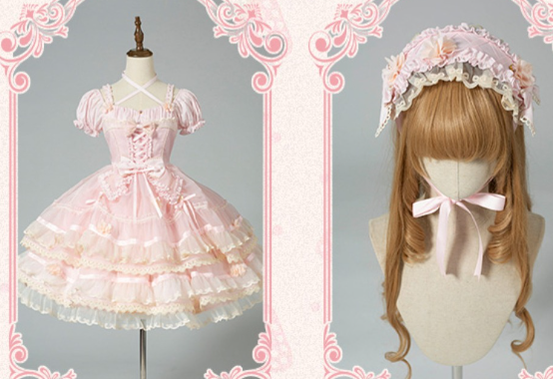 Puppets and Doll - Sweet Lolita OP Dress Multicolor