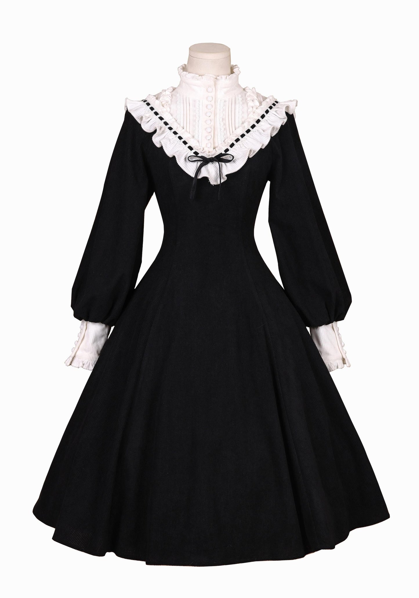 Miaoplus - Winter Birch Forest - Elegant Lolita OP Dress Corduroy Long Sleeve Winter Dress