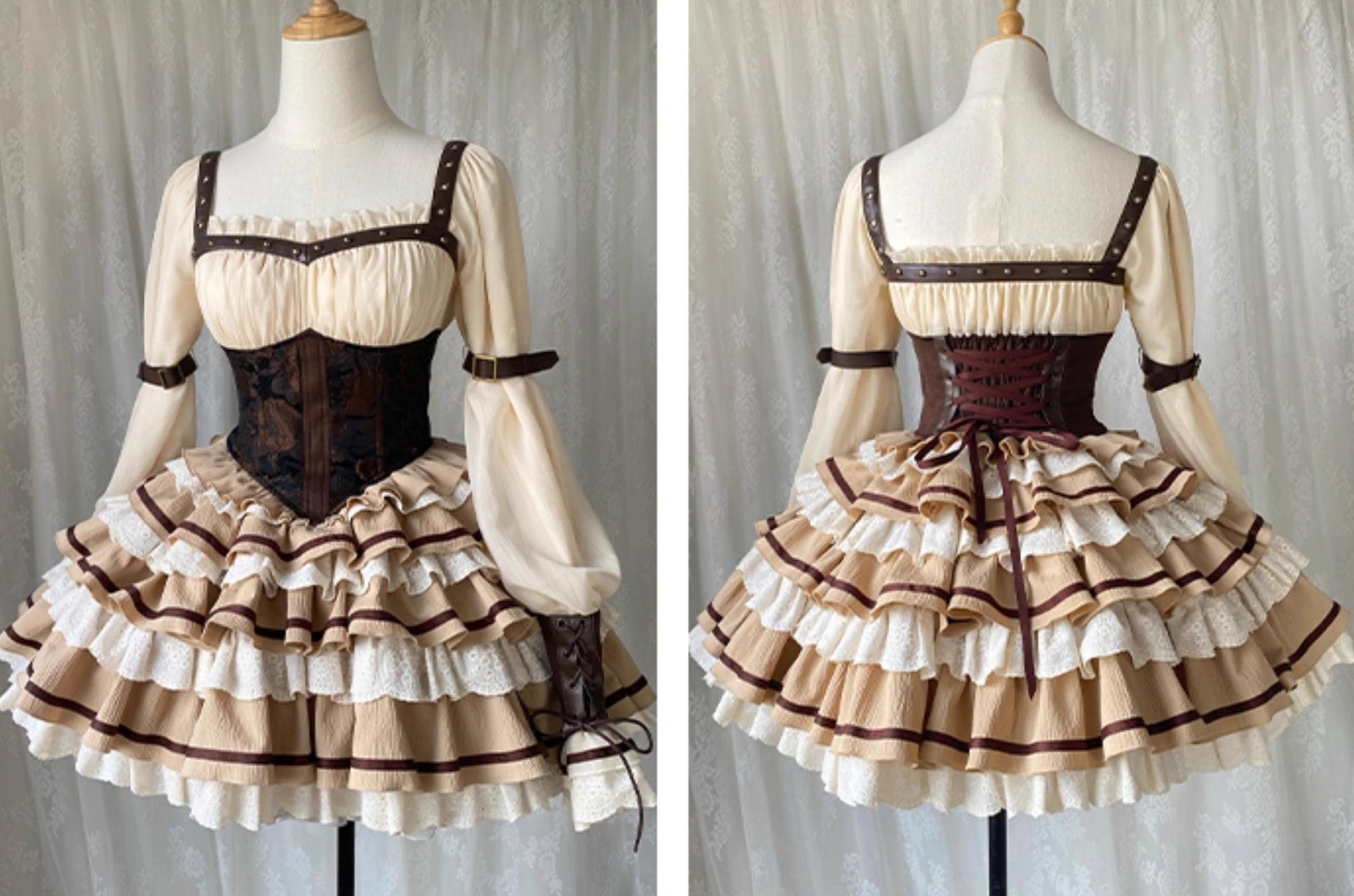 Sakurahime - Time Sand Rear - Punk Lolita OP Cute Daily Lolita Dress