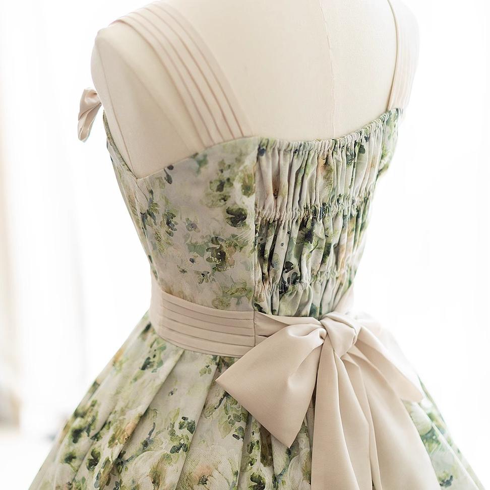 Forest Wardrobe - Forest Holiday - Elegant Lolita Foral Print JSK Dress Multicolors