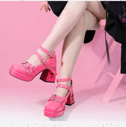 Witch's Night - Punk Lolita Heels Y2K Elegant Lolita Shoes