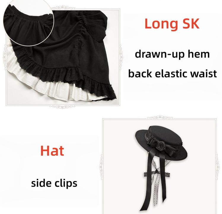 With PUJI - Fog City Time Difference - Classic Lolita SK & Blouse Suit