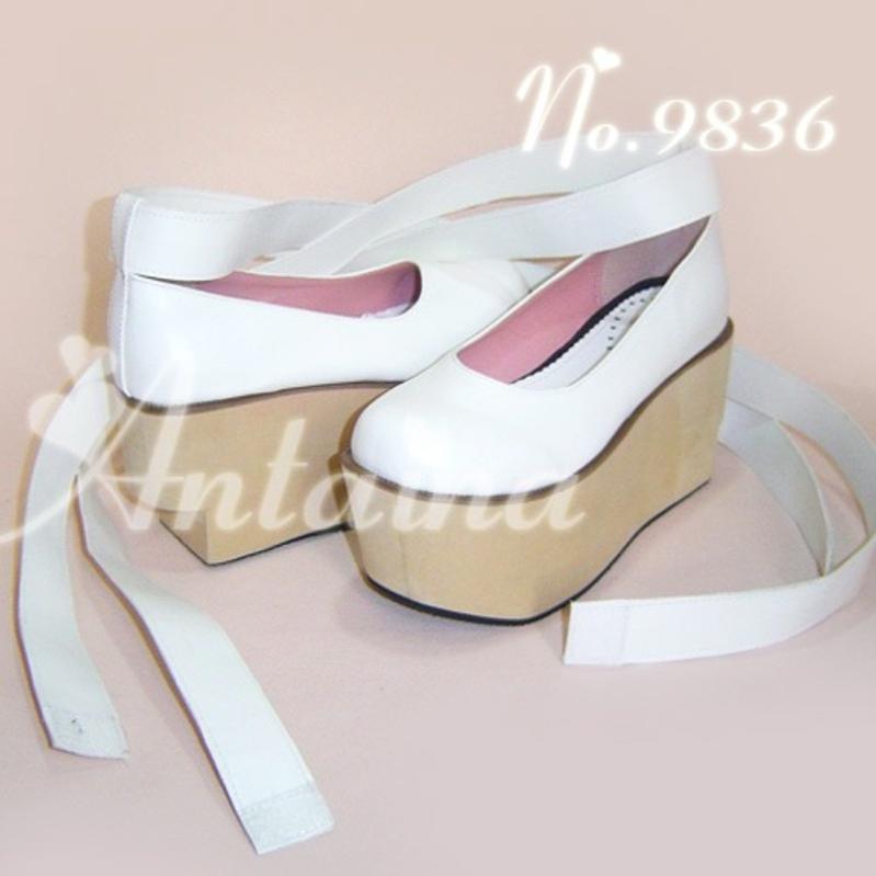 Antaina - Wedding Lolita Platform Shoes Bridal Shoes Multicolor