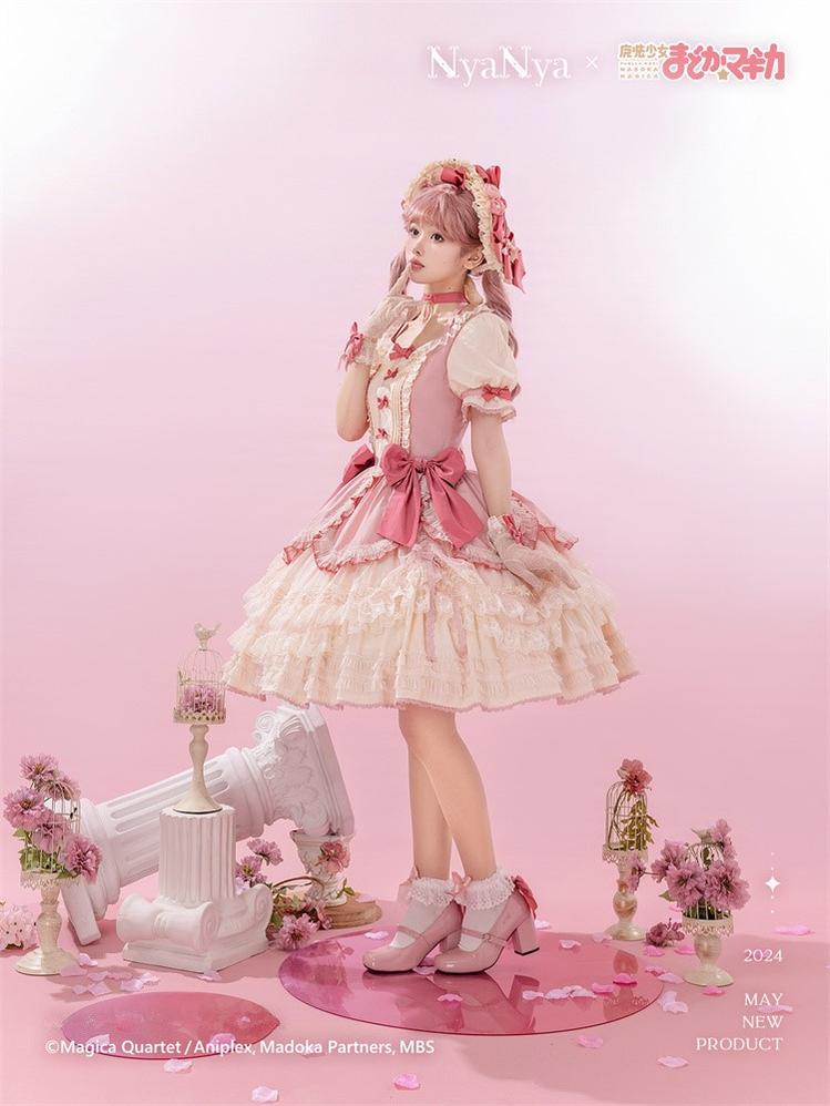 NyaNya - IP Collab Dreamy Memories Themed Lolita OP Dress