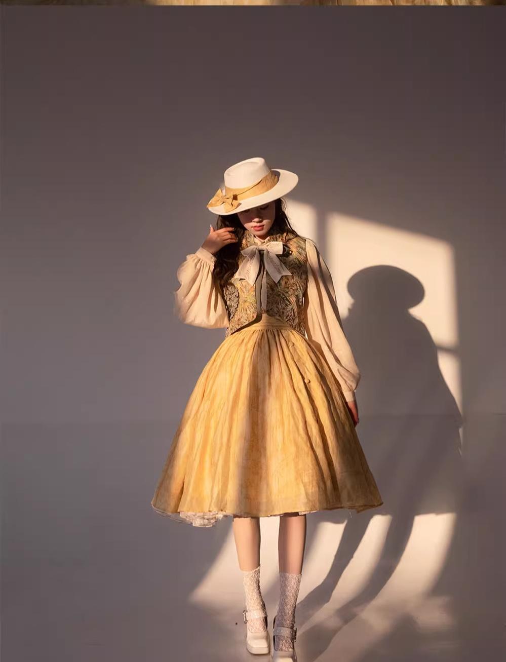 ZJstory - Gilded Years 4.0 - Retro Lolita Dress Suit Elegant Lolita Coat Set