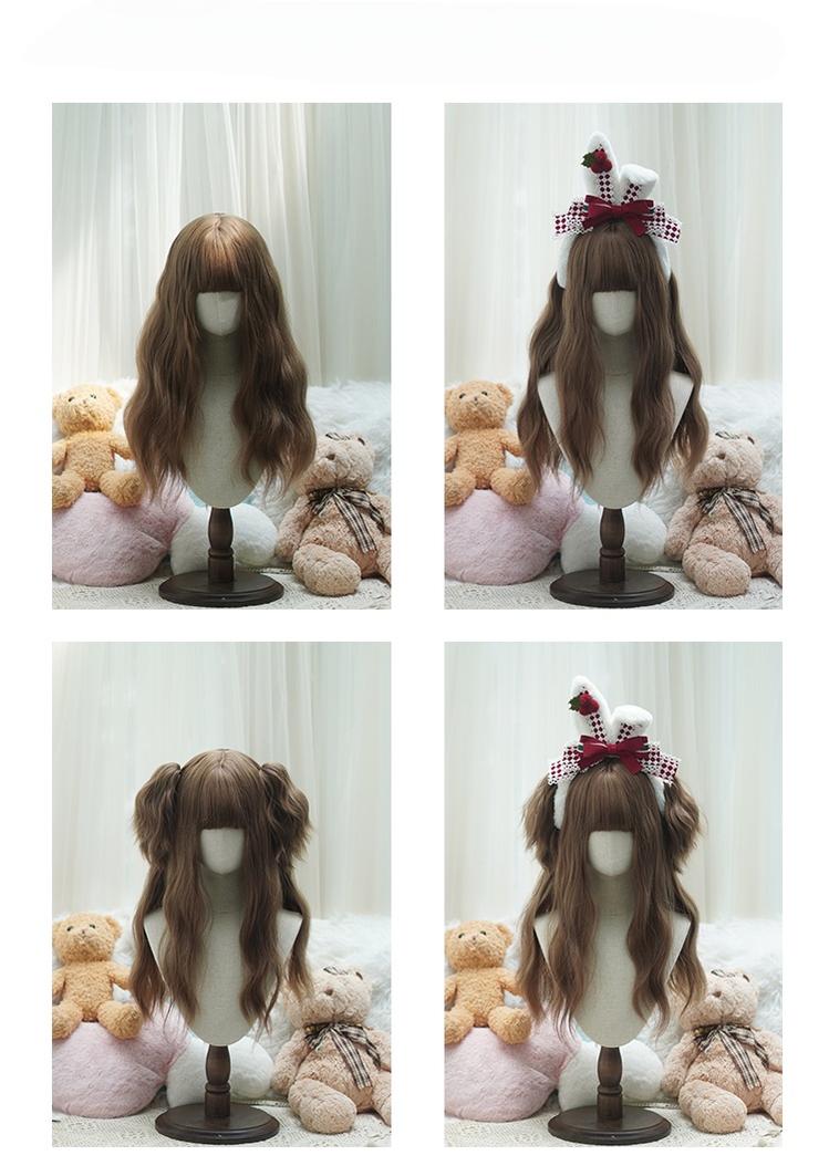 Imperial Tea - Sweet Lolita Long Wigs, Detachable Ponytail