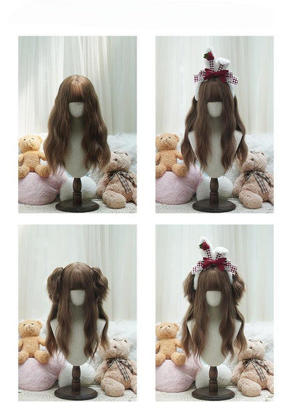 Imperial Tea - Sweet Lolita Long Wigs, Detachable Ponytail