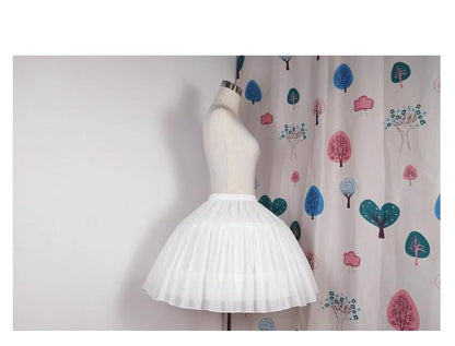 Krncrlo - Lolita Petticoat Adjustable 14M Puffy Hoop Petticoat