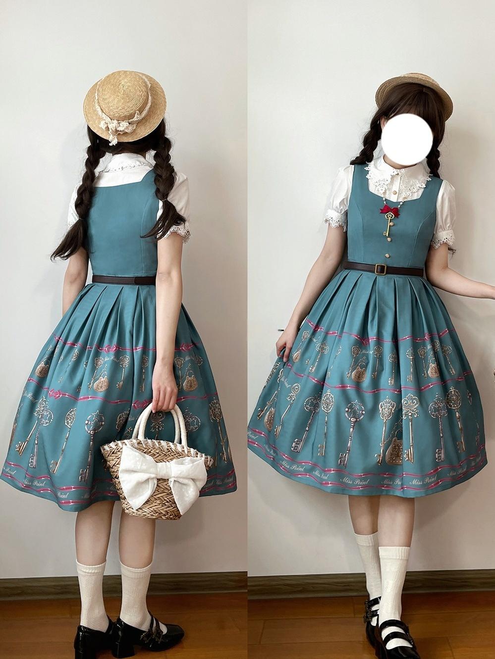Miss Point - Antique Key - Elegant Lolita JSK Retro Lolita Dress