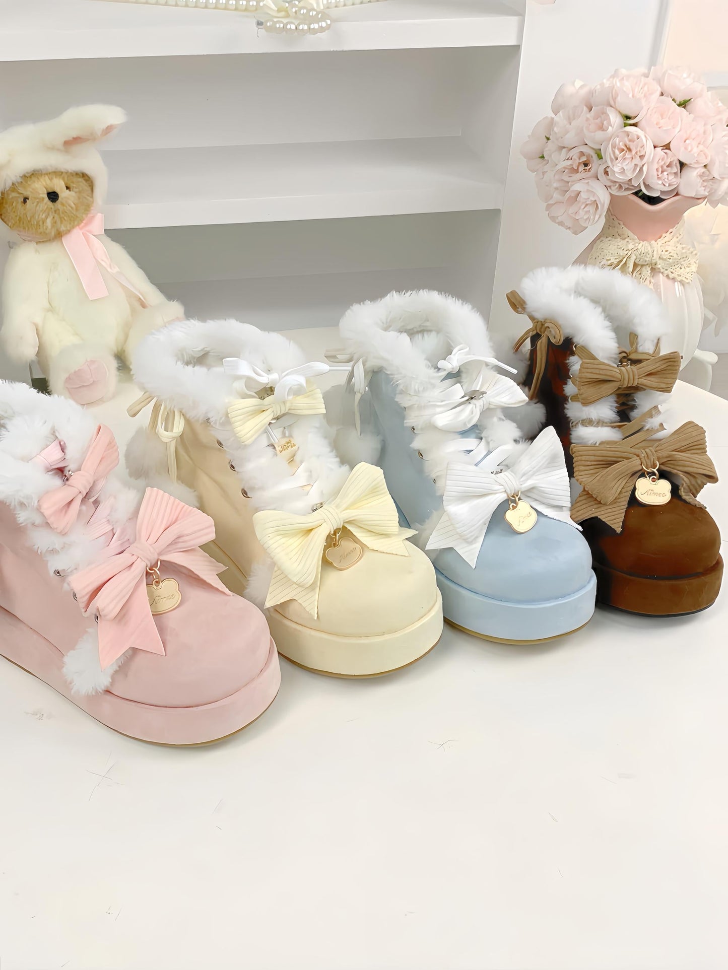 Aimee - Warm - Winter Sweet Lolita Snow Boots Thick Sole Fleece Shoes