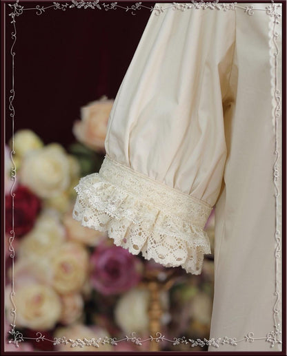 Tiny Garden - Antique Doll - Kawaii Cotton Lolita Blouse