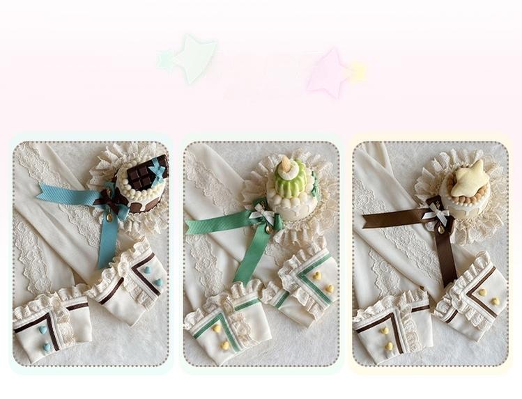 Sakurahime - Berry Bubble - Kawaii Lolita OP Tiered Ruffles Apron Lolita Dress