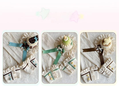 Sakurahime - Berry Bubble - Kawaii Lolita OP Tiered Ruffles Apron Lolita Dress