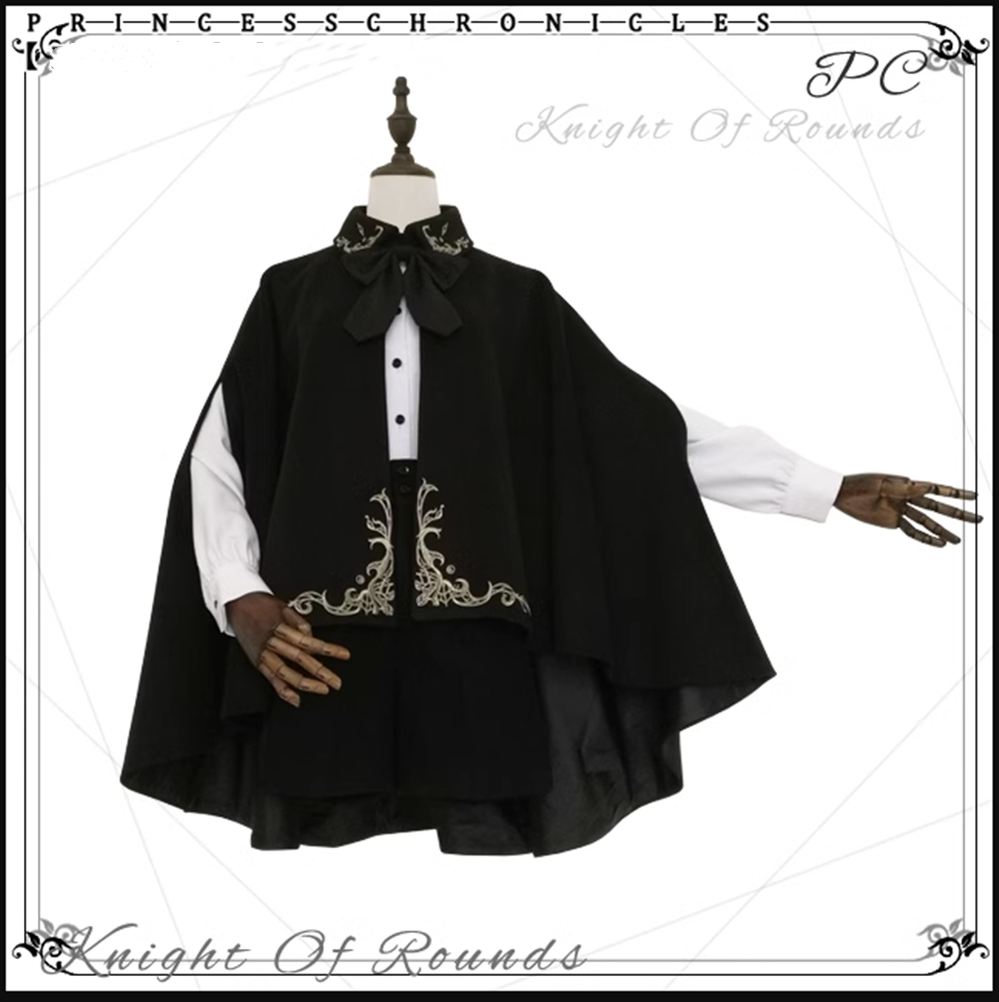 Princess Chronicles - Medieval Ouji Lolita Embroidered Cape