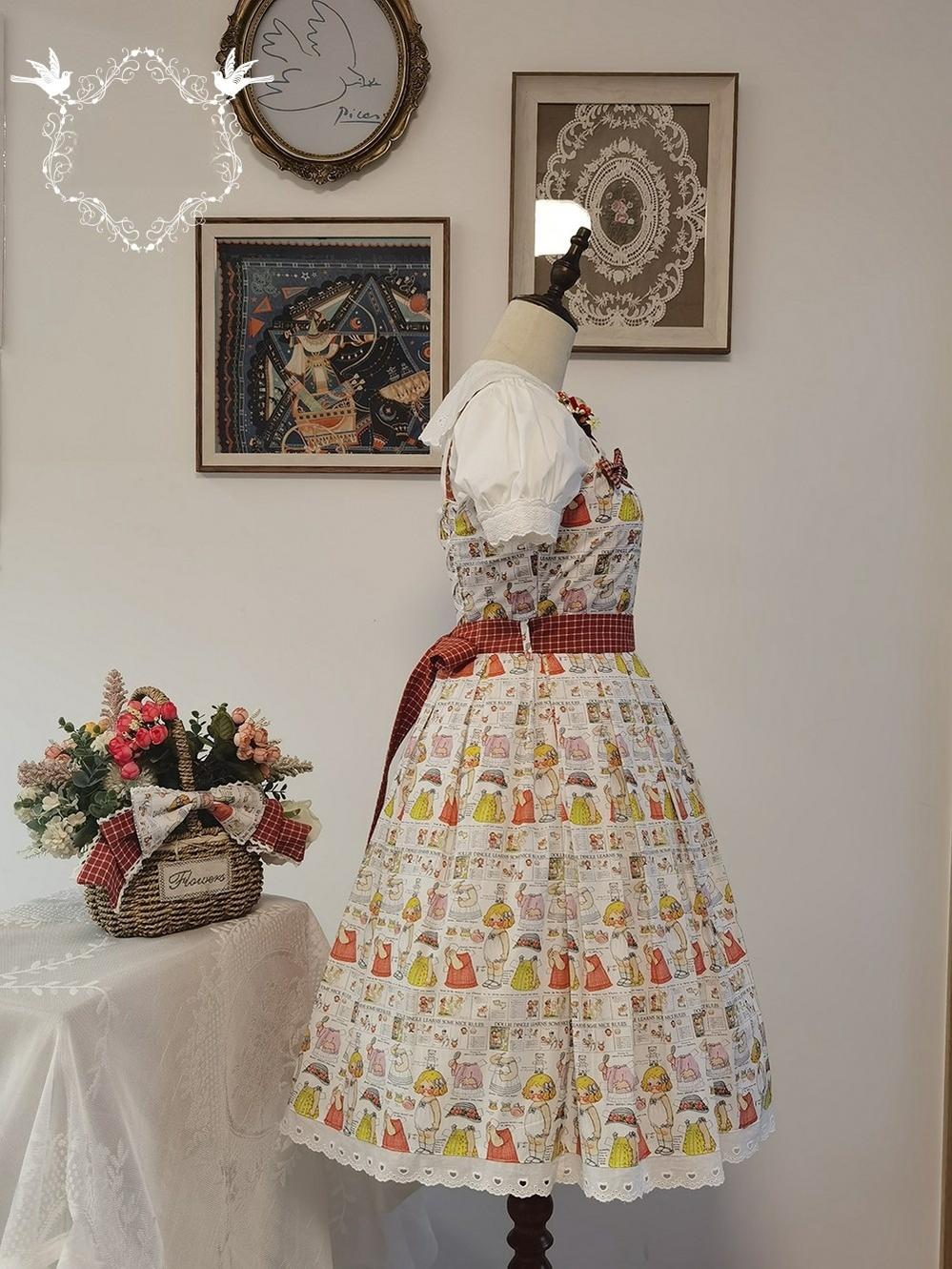 Miss Cube - Dress Up Dolls - Summer Kawaii Lolita JSK Dress Customized Size