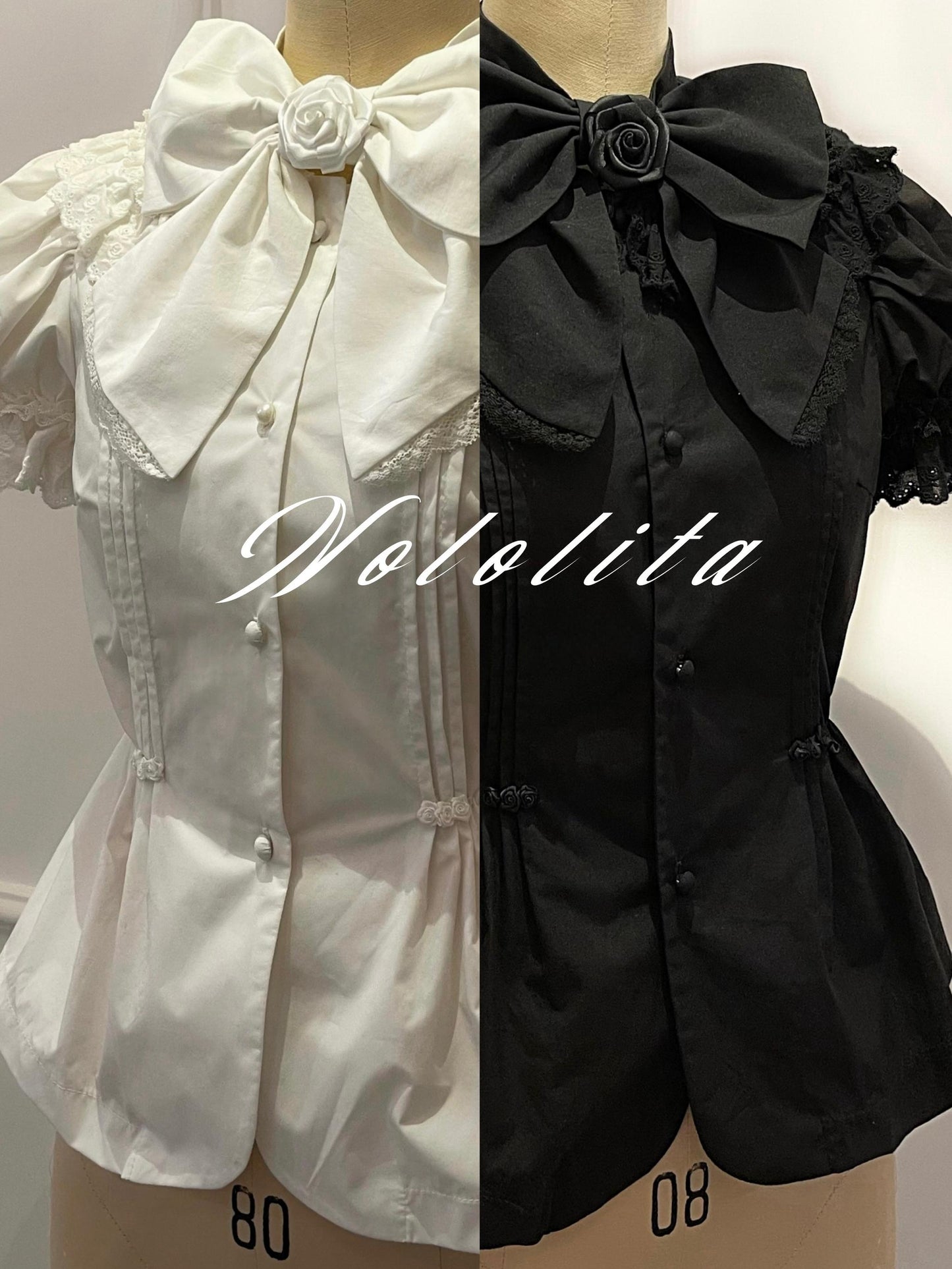 Nololita - Nightingale - Old School Lolita Shirt with Detachable Sleeves