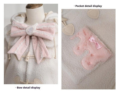 Forest Fluorescent Carps - Sweet Lolita Winter Coat Unicorn and Rabbit Ear Coat