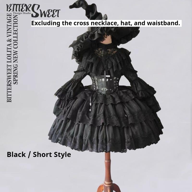 Teddy Bear - Halloween Gothic Wedding Lolita OP Dress