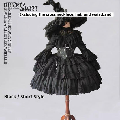 Teddy Bear - Halloween Gothic Wedding Lolita OP Dress