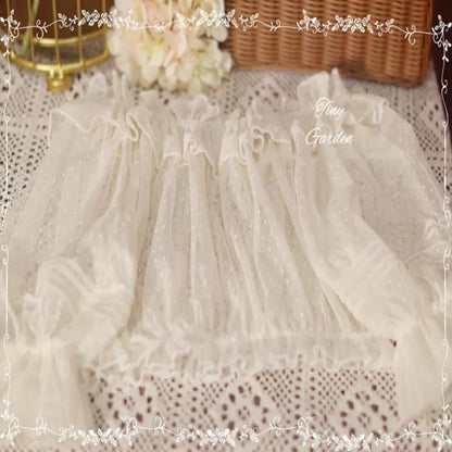 Tiny Garden - Sweet Dots Retro Lolita Summer Blouse