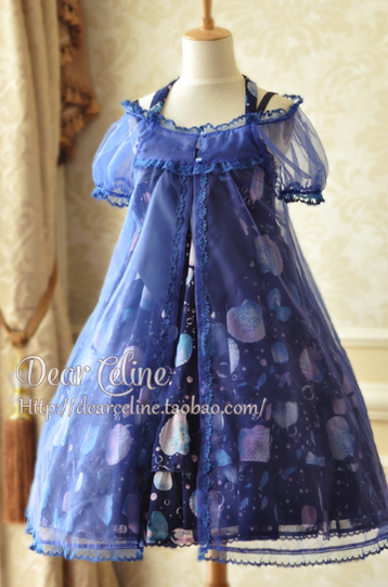 DearCeline - Midsummer Night's Dream - Daily Lolita Organza Covering Smock
