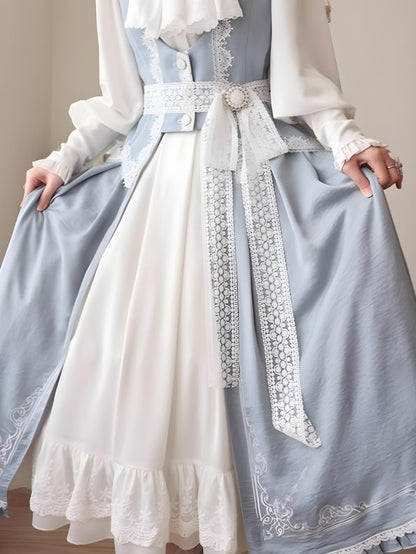 Polyhymnia - Miss Leisha - Classic Lolita Skirt Set Elegant Winter Cape