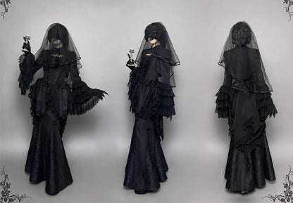 LeMiroir - Saint - Gothic Lolita Bolero Skirt Mermaid Dress Corset