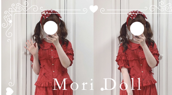 Mori Doll - Kawaii Lolita Rabbit Ears Short Sleeve Shirt Multicolors