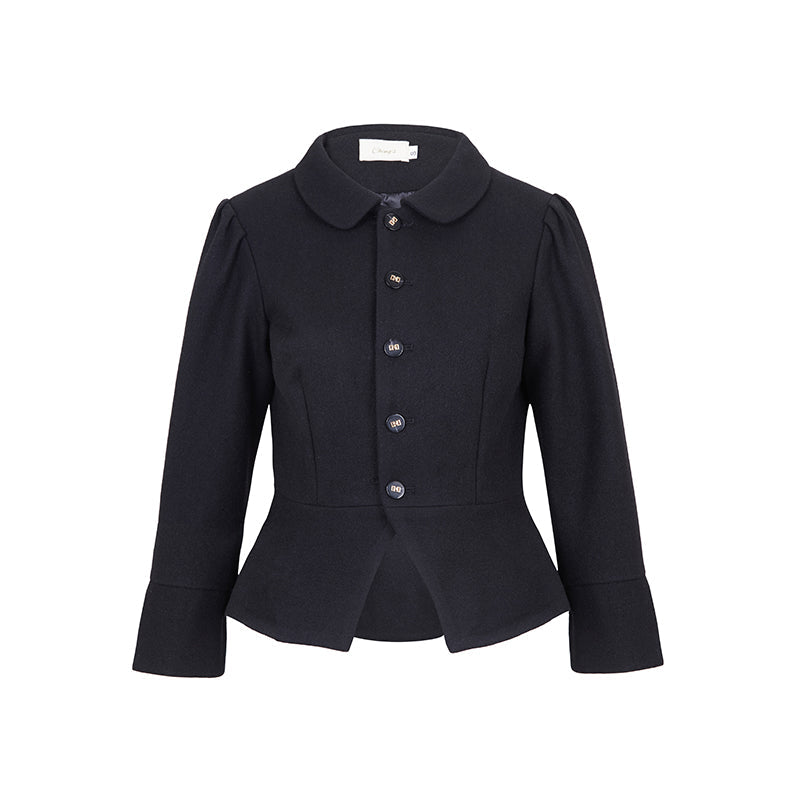 Black lady classical short jacket