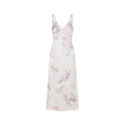 Floral watercolor camisole dress