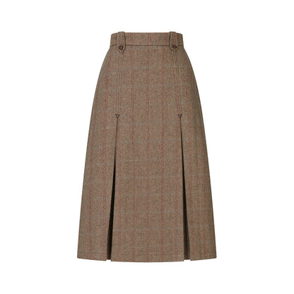 British Plaid Retro Tweed Skirt