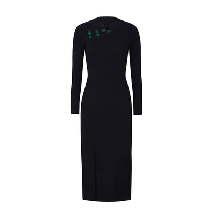 Women's China Knit Dress (Straight Type)