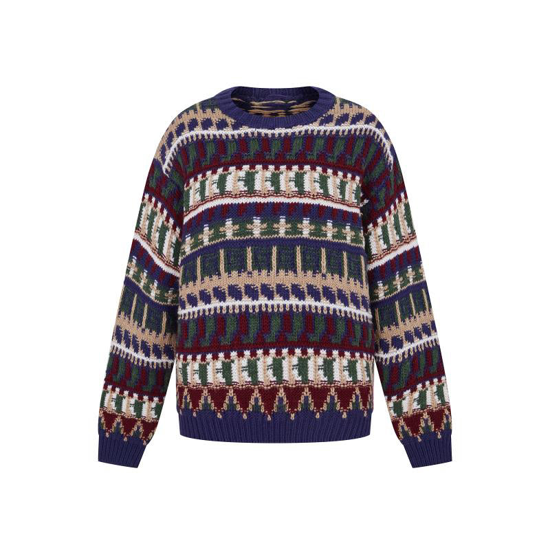 Nordic Retro Fair Isle Knit