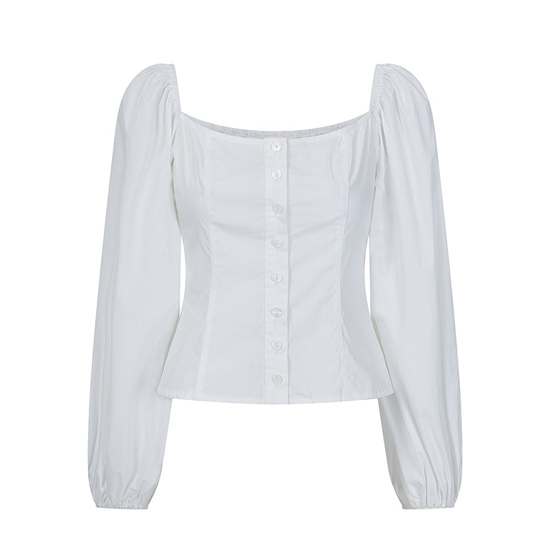 Lady White Vintage Blouse