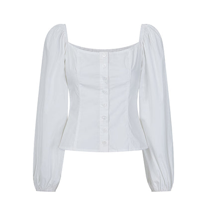 Lady White Vintage Blouse