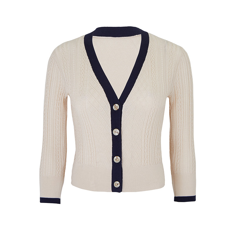 Ladies Classic Knitted Cardigan