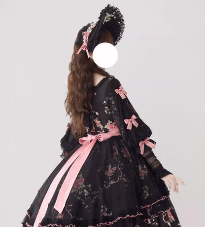 Miaoplus - Romantic Seizure - Sweet Lolita OP Mutton Sleeve Lolita Dress