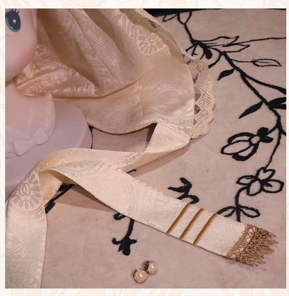 LizBird - Reincarnation of Time - Elegant Lolita OP Set with Waist-Cinching and A-Line Styles