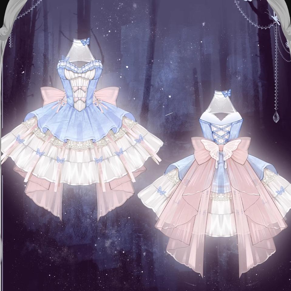 Platycodon House - Love Goddess - Elegant Lolita Dress Halter Puff Princess JSK Dress