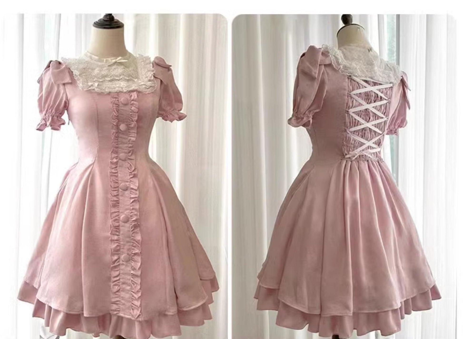 Sweet Wood - Plus Size Lolita OP Dress Summer Dress
