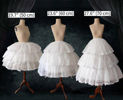 Teddy Bear - 27.6 (70 CM) Adjustable Wedding Lolita Petticoat"