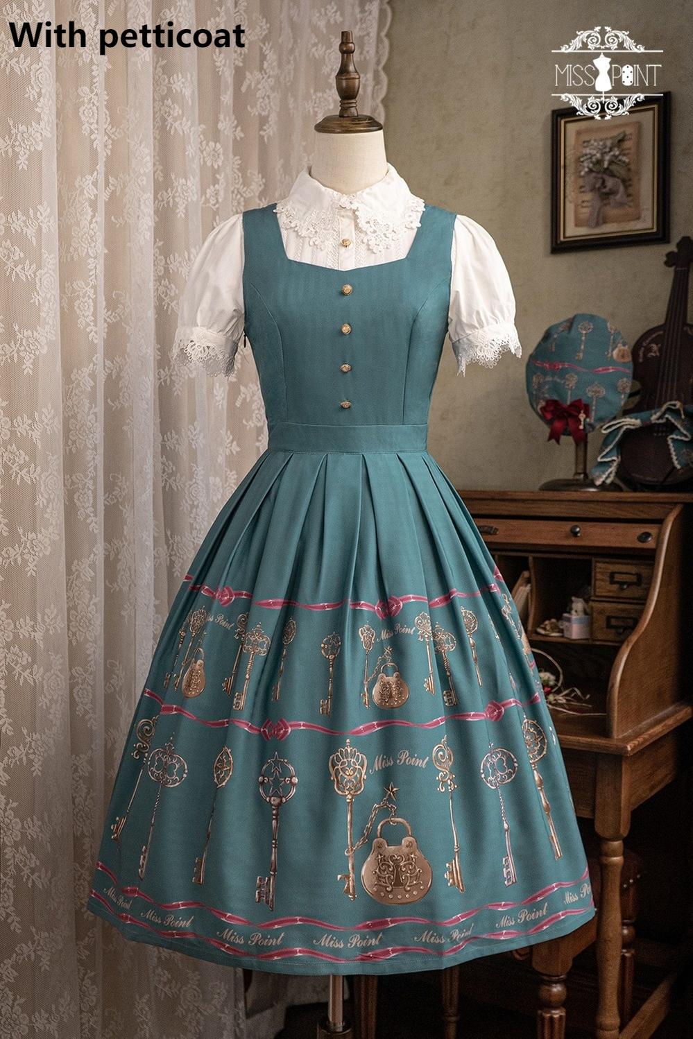 Miss Point - Antique Key - Elegant Lolita JSK Retro Lolita Dress